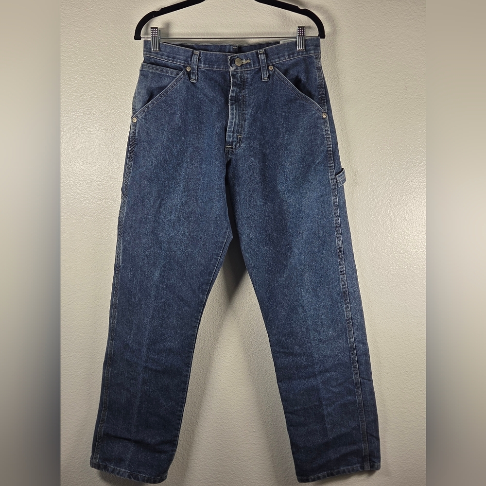 Wrangler Men's Relaxed Fit Blue Jeans